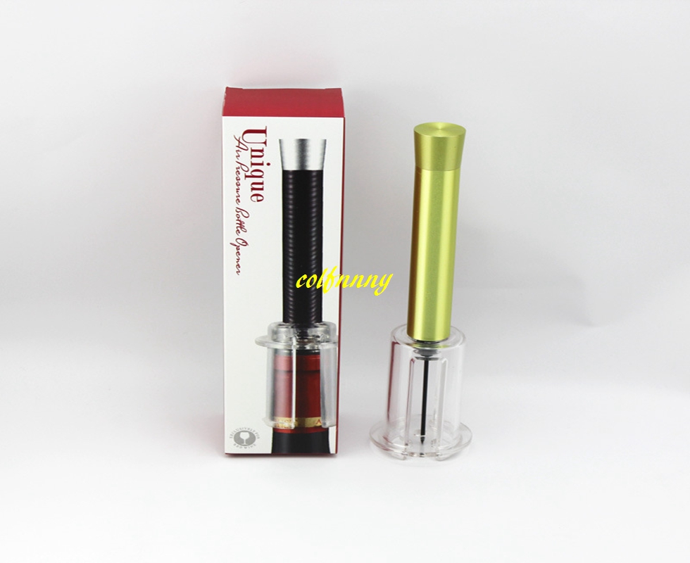50pcs/lot Fast Shipping Aluminum Red Wine Opener Air Pressure Cork Bottle Pump Corkscrew Cork Out Tool Retail box
50pcs/lot Fast Shipping Aluminum Red Wine Opener Air Pressure Cork Bottle Pump Corkscrew Cork Out Tool Retail box