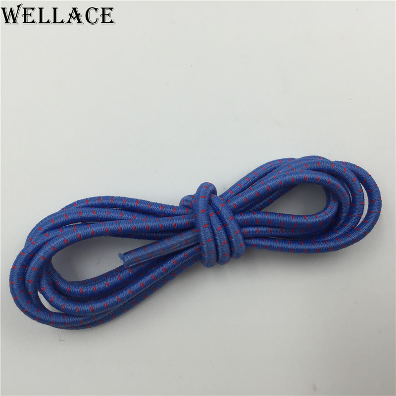 Wellace elastic laces for kids shoes no tie shoelaces Rubber Shoe strings latchet Running/Jogging/Sports Skate bootlaces 120cm/47''