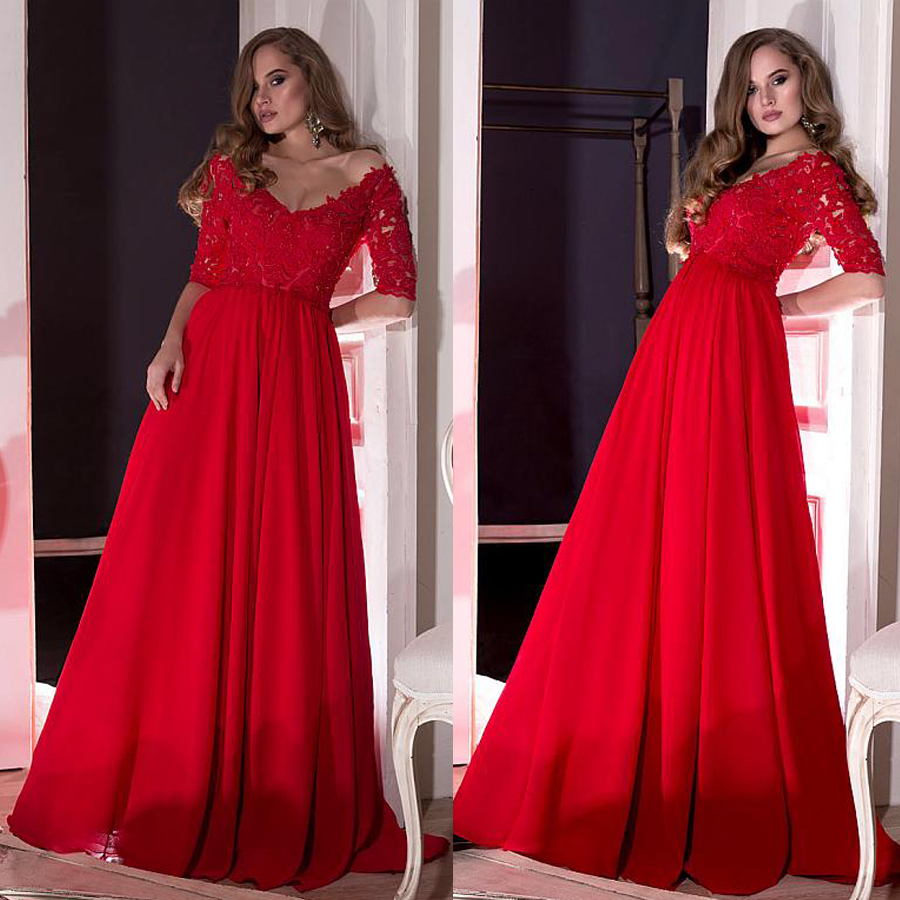 V-neck Neckline Half Sleeves A-line Prom Dresses With Beaded Lace Appliques Red Evening Dress vestidos de fiesta baratos, Gray
V-neck Neckline Half Sleeves A-line Prom Dresses With Beaded Lace Appliques Red Evening Dress vestidos de fiesta baratos, Gray