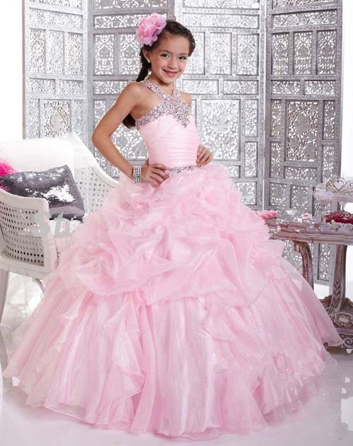 Sparkling Halter Neck Handmade Flower girl Dresses Bead Crystals Princess Kids Floor Length Bridesmaid Dress Girl Pageant Ball gown, Lanvender
Sparkling Halter Neck Handmade Flower girl Dresses Bead Crystals Princess Kids Floor Length Bridesmaid Dress Girl Pageant Ball gown, Lanvender