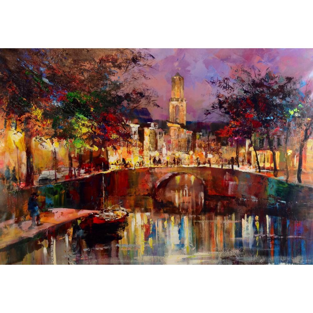 Decoratiive art Willem Haenraets Canal in utrecht modern landscapes Paintings for wall decor hand-painted
Decoratiive art Willem Haenraets Canal in utrecht modern landscapes Paintings for wall decor hand-painted