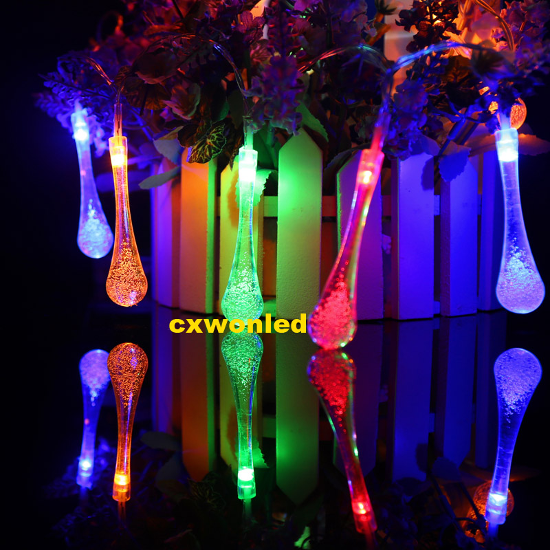 6.6Ft 2M 20 LED Crystal Water drop battery Powered Light String Light for Party Christmas wedding home Fairy Light Strings
6.6Ft 2M 20 LED Crystal Water drop battery Powered Light String Light for Party Christmas wedding home Fairy Light Strings