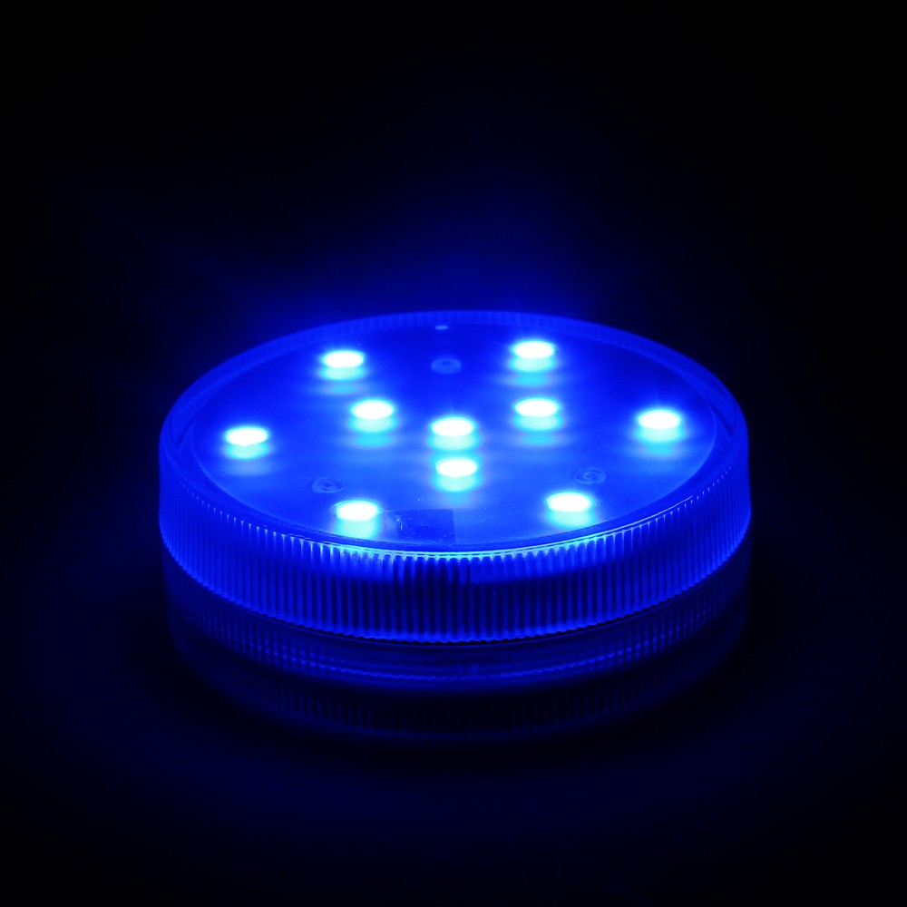 LED Submersible Candle floral tea Light flashing Waterproof wedding party vase decoration lamp hookah shisha accessories - view 7