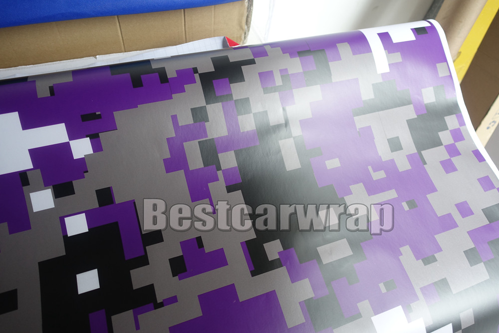 VARIOUS Colors Digital Camo Vinyl Car Wrap With Air release Tiger Camouflage Truck wraps covering styling Foil size 1.52x20m roll 5x67ft