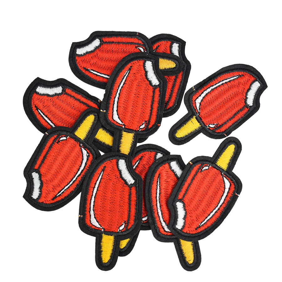 Diy ice cream patches for clothing iron embroidered patch applique iron on patches sewing accessories badge stickers on clothes DZ-018, Black
Diy ice cream patches for clothing iron embroidered patch applique iron on patches sewing accessories badge stickers on clothes DZ-018, Black