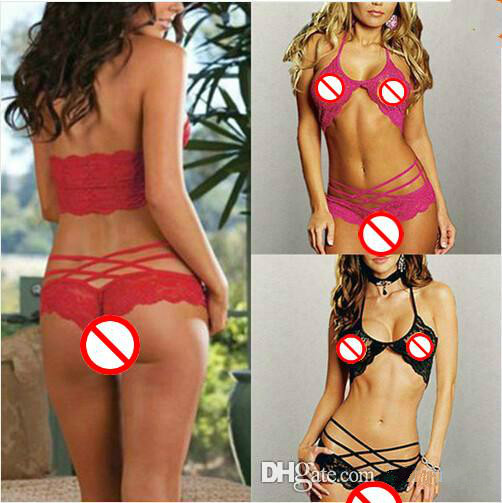 Women Sexy Lingerie Sleepwear Fashion Sexy Attract G-string Lace Underwear 3 Colors Optional For Free Shipping