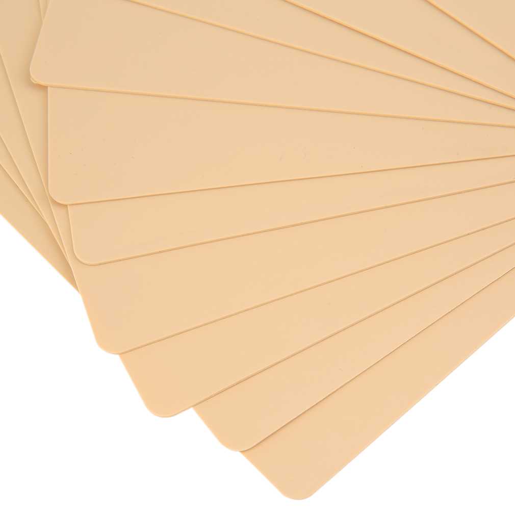 10pcs Permanent Makeup Eyebrow Lips 20 X 15cm Blank Tattoo Practice Skin Sheet For Needle Machine Supply Kit Drop 1