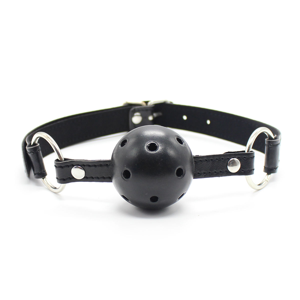 Adult Toys Leather Ball Gag Mouth Bondage Fetish Restraint Slave Harness Roleplay Gimp #R501