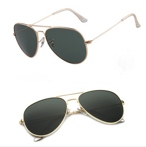 Top quality Men's Women's Sunglasses UV400 Metal Frame Glass Lens Man Woman Fashion Sun Glasses Pilot Sunglasses, White;black
Top quality Men's Women's Sunglasses UV400 Metal Frame Glass Lens Man Woman Fashion Sun Glasses Pilot Sunglasses, White;black