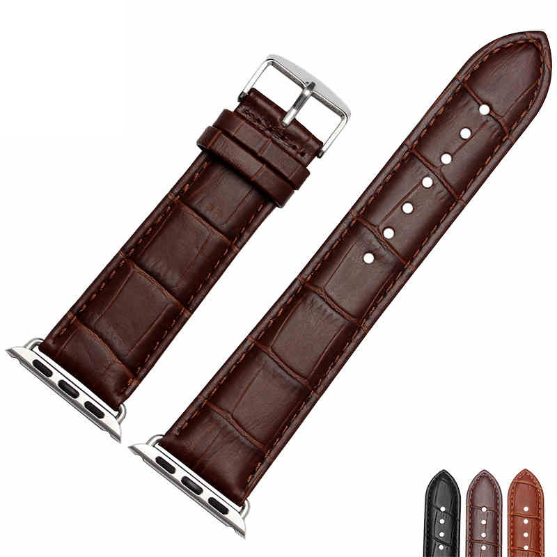 ZLIMSN Crocodile Style Watch Bands Italy Genuine Leather Watch Straps With Buckles For Iwatch Apple Watch 38mm 42mm
ZLIMSN Crocodile Style Watch Bands Italy Genuine Leather Watch Straps With Buckles For Iwatch Apple Watch 38mm 42mm