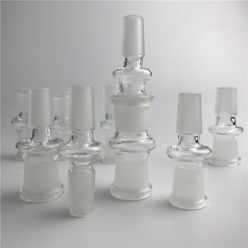 clear glass adapter male female 14mm 18mm joint grindig mouth glass bong adaptor converter for glass water bong hookahs
clear glass adapter male female 14mm 18mm joint grindig mouth glass bong adaptor converter for glass water bong hookahs
