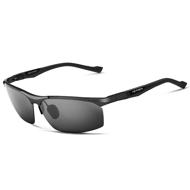 VEITHDIA Brand Aluminum Magnesium Sunglasses Polarized Men Coating Mirror Driving Sun Glasses oculos Male Eyewear 8589 with original box