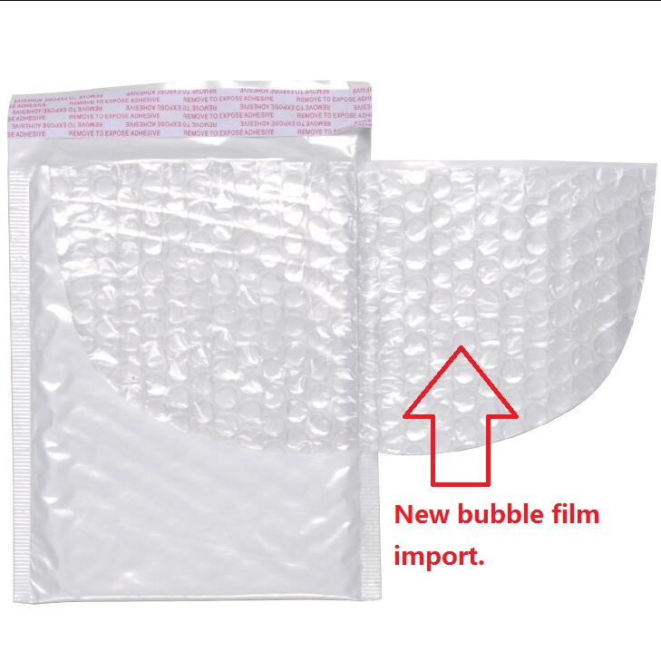 Blank White Bubble Mailers Padded Envelopes Multi-function Packaging material Shipping Bags mailing bag Wholesale 70pcs per lot 20x24cm