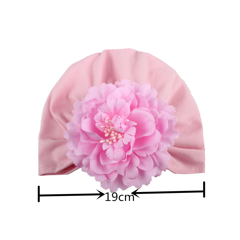 Baby Girl Soft Cotton Beanie Infant Floral Knot Cap Hospital Hat Kid Headwarp Turban Brand New HJ122