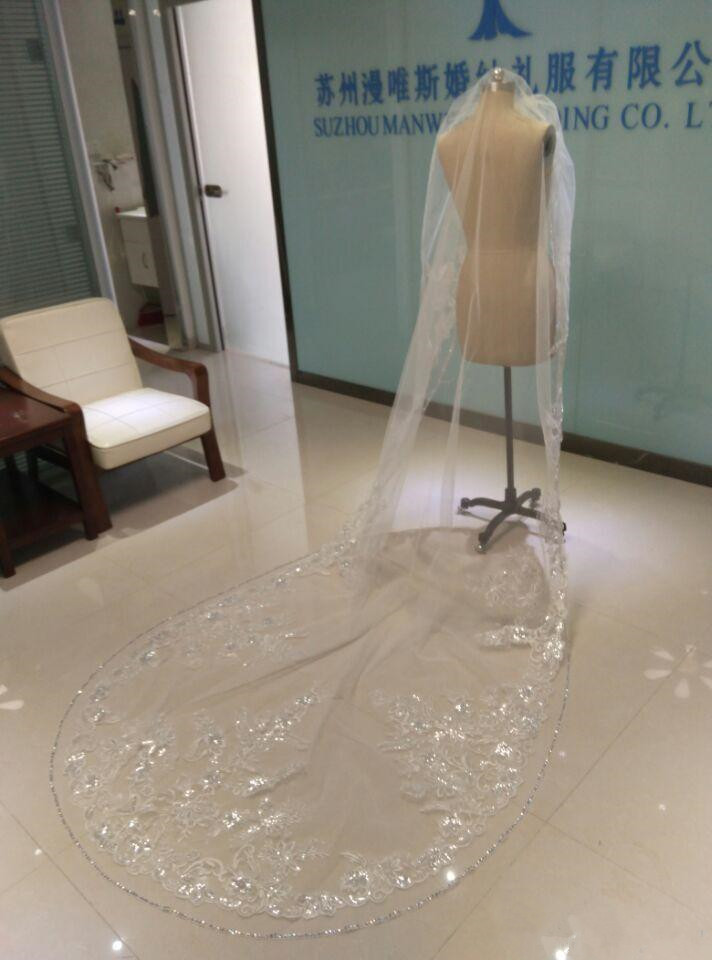 Real Image Wedding Veils Cathedral Length 2020 Bridal Accessories Rhinestones Beaded Tulle Bridal Veils with Comb In Stock, Ivory
Real Image Wedding Veils Cathedral Length 2020 Bridal Accessories Rhinestones Beaded Tulle Bridal Veils with Comb In Stock, Ivory