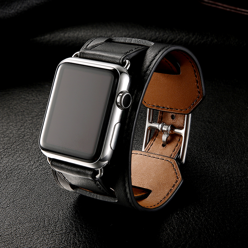 Luxury Classic Leather Bracelet Belt for Apple Watch 38mm 40mm 42mm 44mm Band Real Leather Strap for iWatch Band Series 1 2 3 4 5 Watchband
Luxury Classic Leather Bracelet Belt for Apple Watch 38mm 40mm 42mm 44mm Band Real Leather Strap for iWatch Band Series 1 2 3 4 5 Watchband