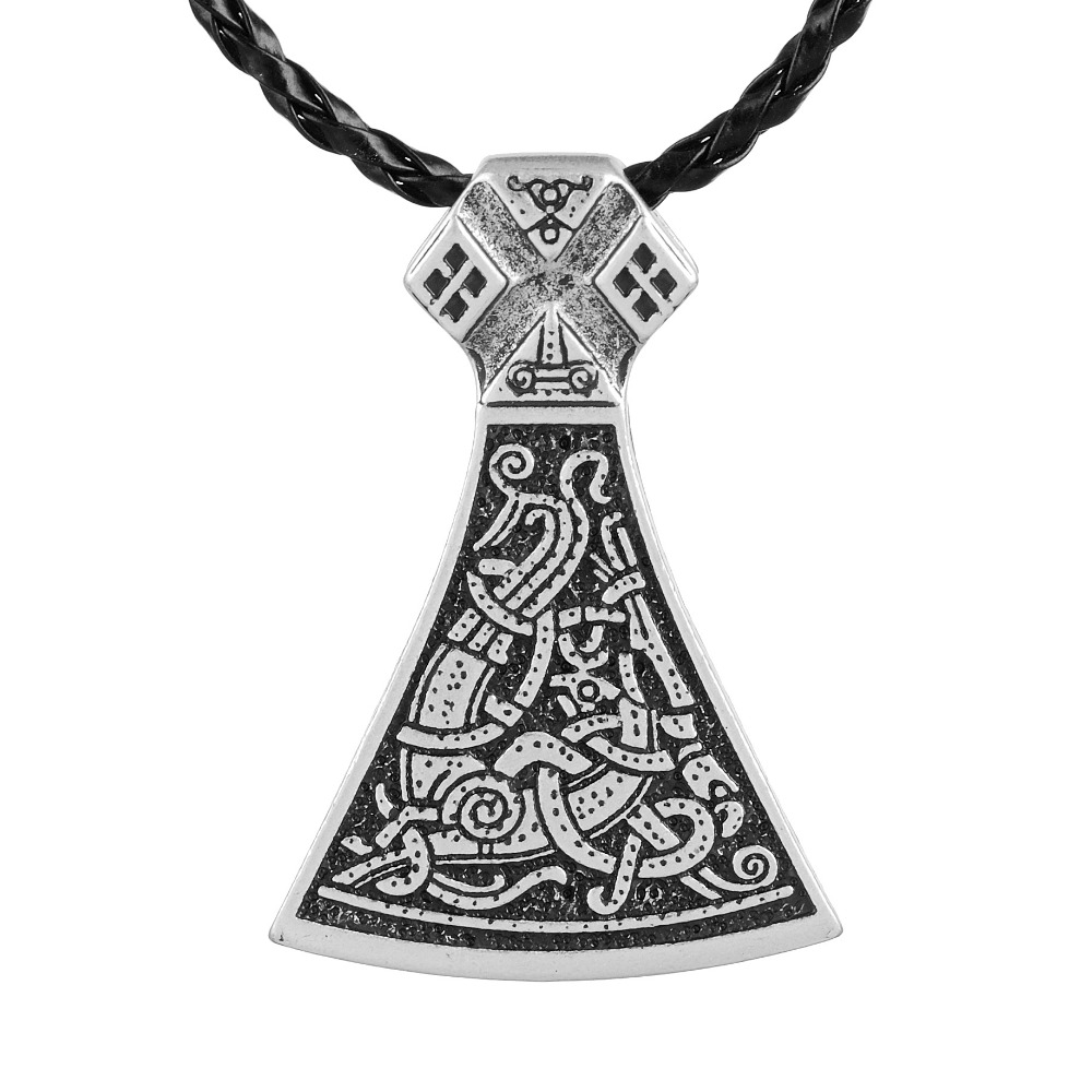 New Punk Norse Vikings Legendary Mammen Axe Pendant Mammen Style Large Axe Sekira Viking Nordic Talisman Pendant VIKING Mammen
New Punk Norse Vikings Legendary Mammen Axe Pendant Mammen Style Large Axe Sekira Viking Nordic Talisman Pendant VIKING Mammen