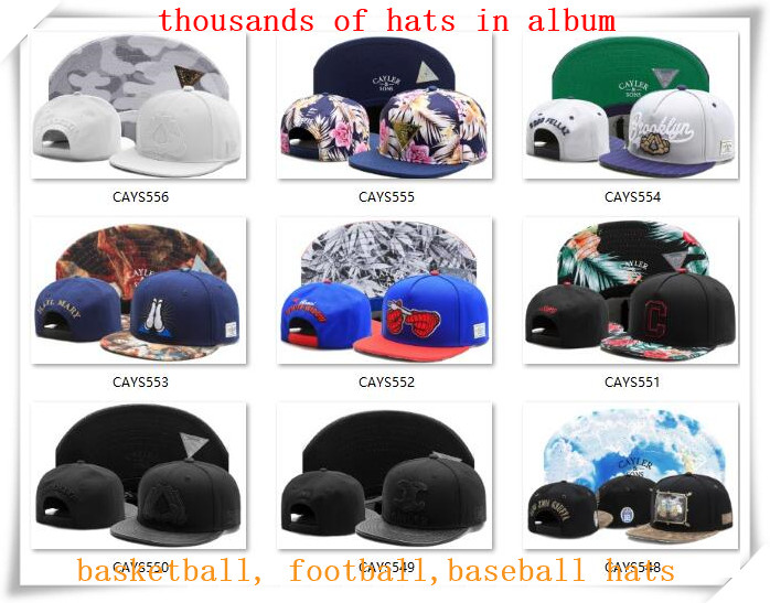 New Snapback Hats Cap Cayler Sons Snap back Baseball football basketball casual Caps adjustable size drop Shipping choose from album CY19, Black
New Snapback Hats Cap Cayler Sons Snap back Baseball football basketball casual Caps adjustable size drop Shipping choose from album CY19, Black