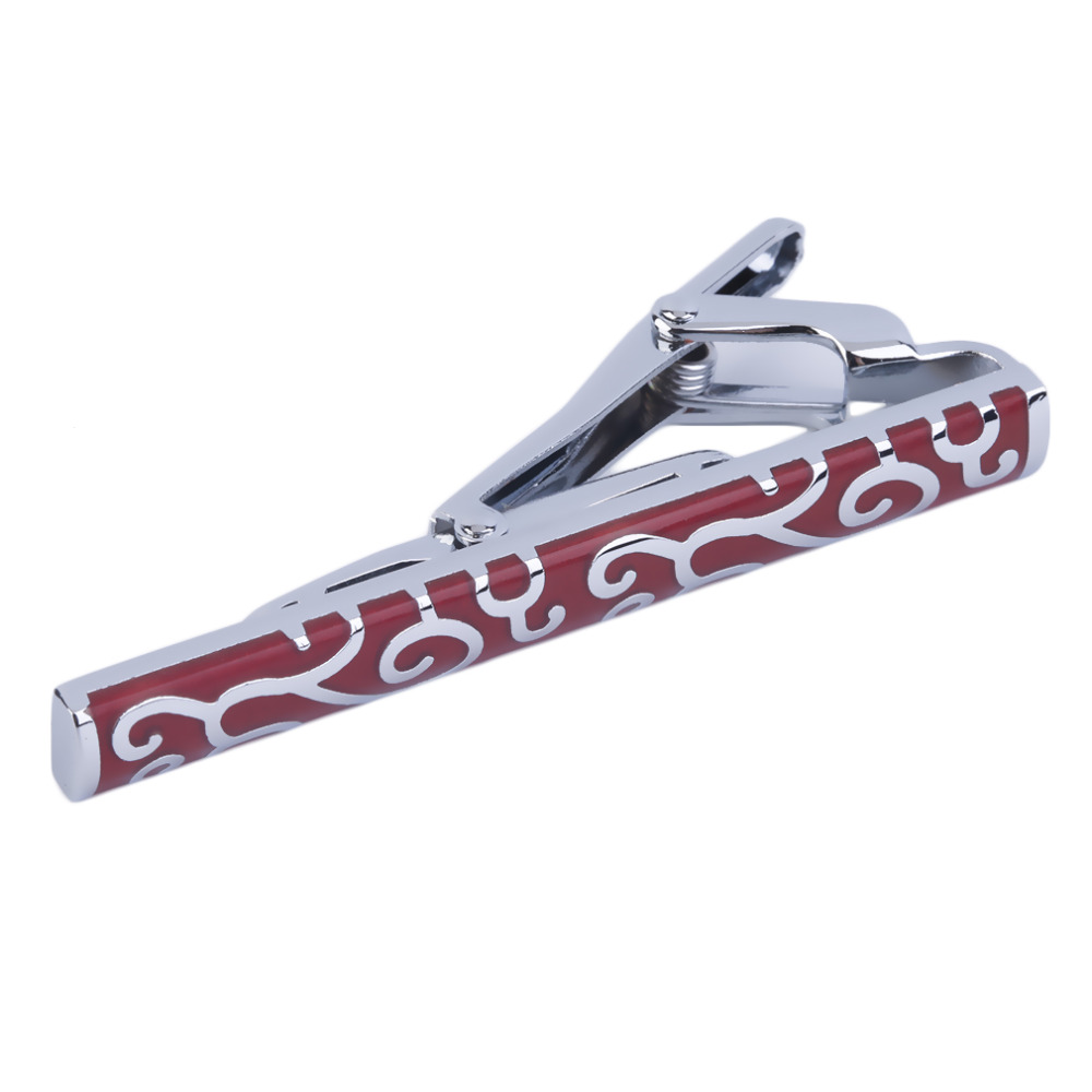 Wholesale-Gentleman Men's Gold Silver Necktie Tie Clip Bar Clasp Clamp Pin Wedding Party Men Gift Business Suit Accessories