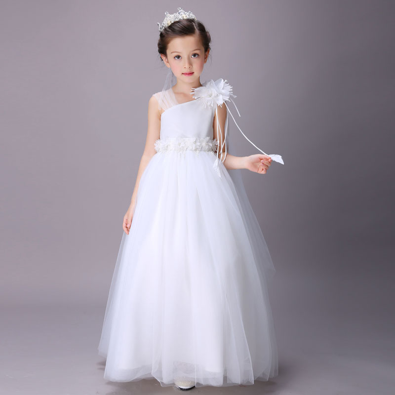 Super Cheap Elegant Girl Wedding Bridesmaid Dresses Summer White Long Tulle Evening Party Princess Costume Lace Teenage Flower Girls Clothes
Super Cheap Elegant Girl Wedding Bridesmaid Dresses Summer White Long Tulle Evening Party Princess Costume Lace Teenage Flower Girls Clothes