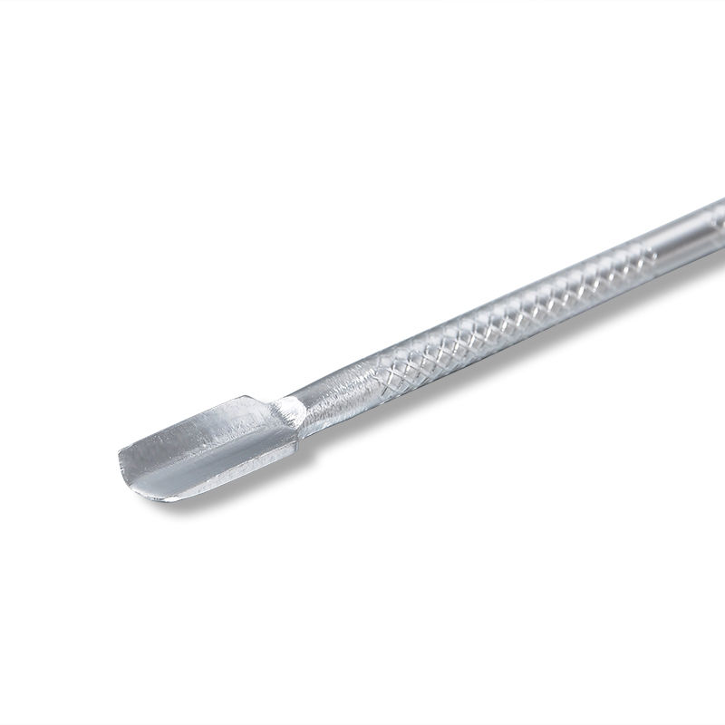 2 x Nail Art Stainless Steel Cuticle Pusher Remover Trimmer Manicure Set Tool #T701