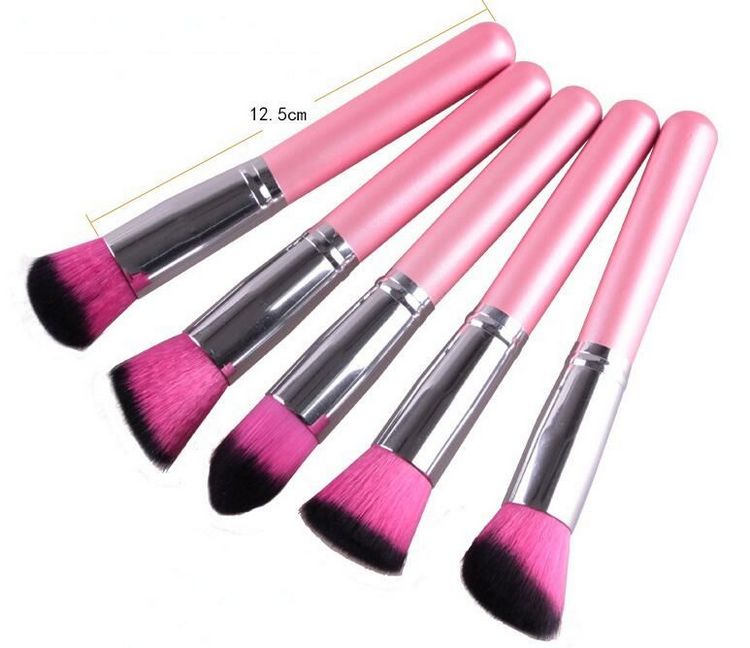 wood handle cosmetic brush set 10pcs Makeup Brushes Set Powder Foundation Eyeshadow Eyeliner Lip Brush Tool Brand Make Up Brushes