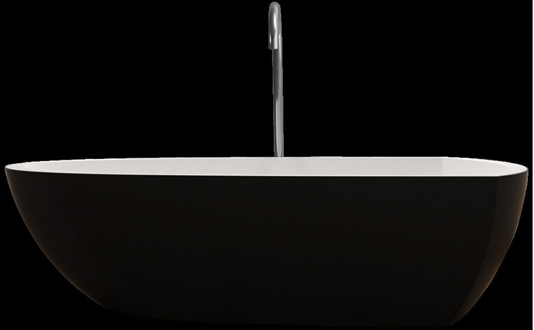 1800x800x500mm High-End Solid Surface Stone Bathtub Rectangular Freestanding Resin Acrylic Colored Rectangular Tub RS6592C