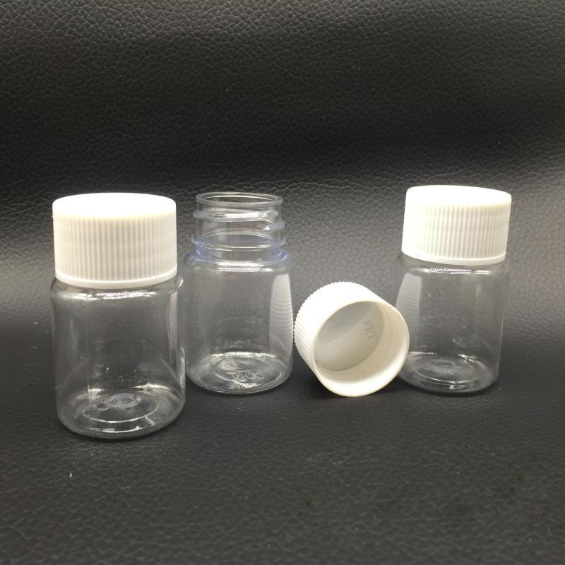 (500pcs/lot) 15ml/15g Transparent PET Bottle,Pill Bottle, Packing Bottle, Plastic Bottle with aluminium foil pad