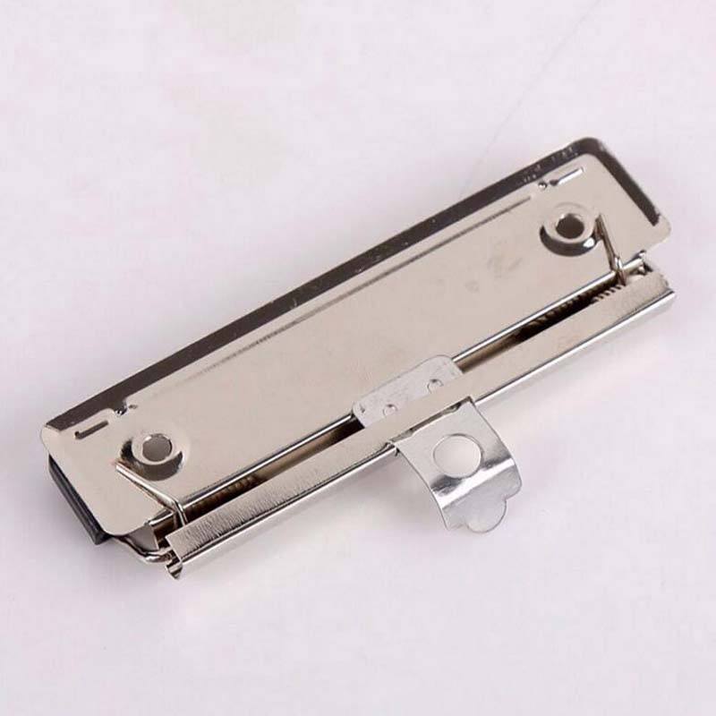 Creative 10pcs Metal 10cm Board Clips High Quality Metal Binder WordPad Clips Free Shipping School Office New Spring Clip