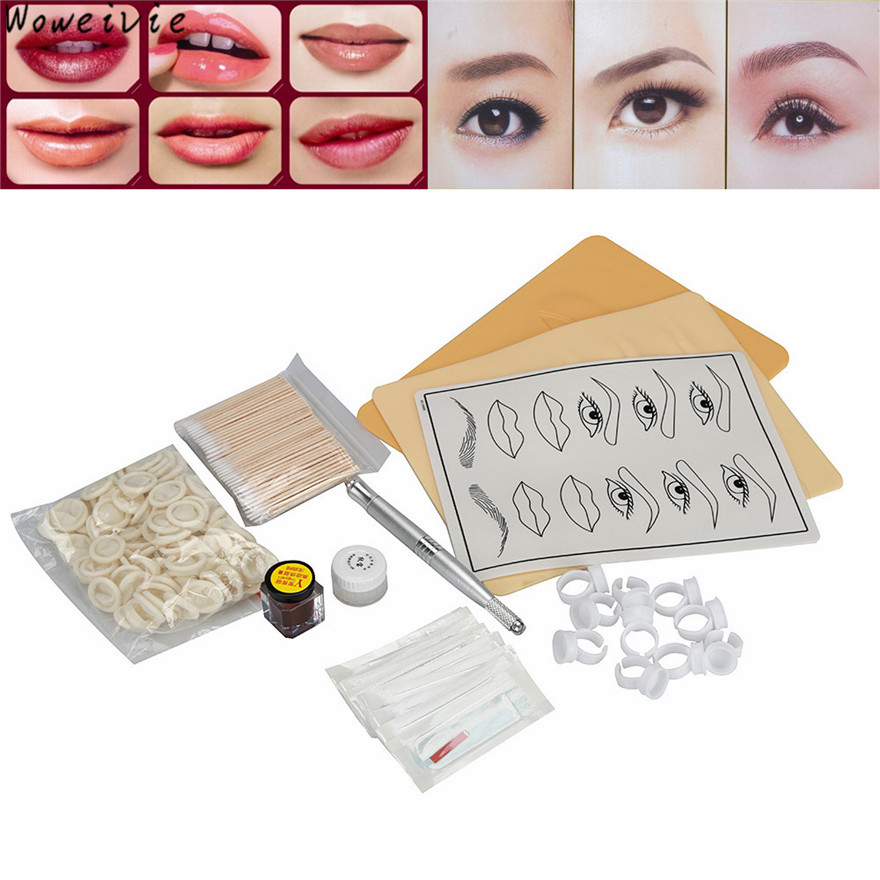 Wholesale- High Quality Microblading Eyebrow Lip Tattoo Pigment Manual Pen Practice Skin Needles Kit Free Shipping
Wholesale- High Quality Microblading Eyebrow Lip Tattoo Pigment Manual Pen Practice Skin Needles Kit Free Shipping
