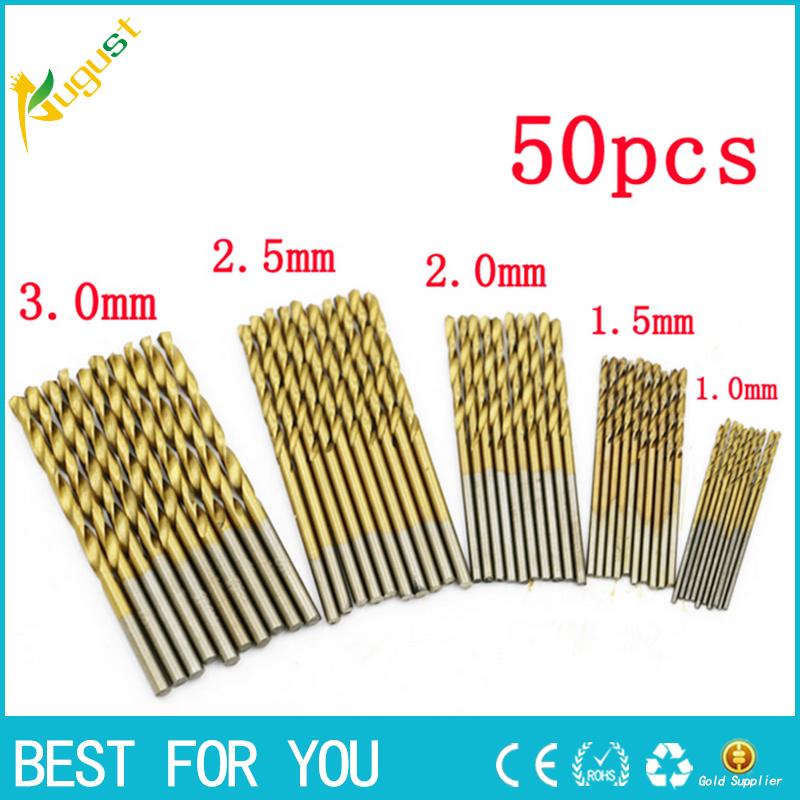 New one set 50x 1/1.5/2/2.5/3mm HSS High Speed Steel Drill Bit Set Tools Titanium Coated High-intensity drills
New one set 50x 1/1.5/2/2.5/3mm HSS High Speed Steel Drill Bit Set Tools Titanium Coated High-intensity drills