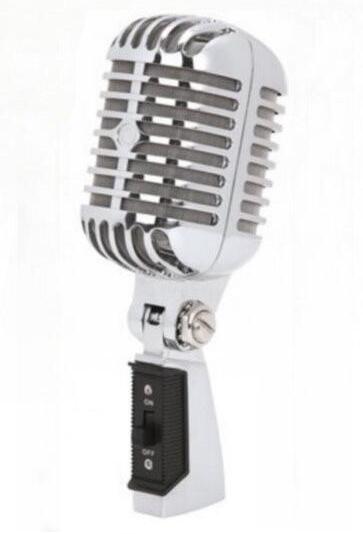Professional New Top quality Rotating Vintage Microphone Classical Dynamic Microphones Retro Microfone for Broadcasting Vocal Co