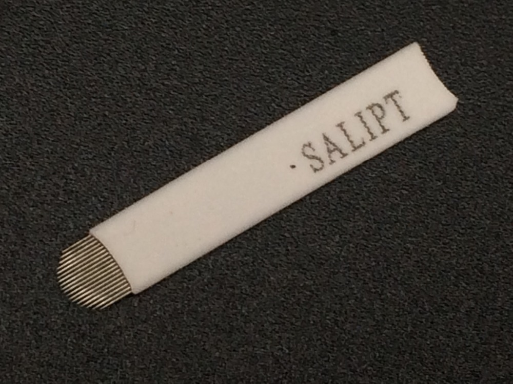 100Pcs/lot U-Shape 18 pin Microblading Needle Eyebrow Tattoo Blade For Permanent Makeup Manual Pen 3D Eyebrow Embroidery