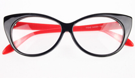 Sale 2021 Cat Eye Glasses Sexy Retro Fashion Black Women Eyewear Frame Clear Lens Vintage Eyewear1
