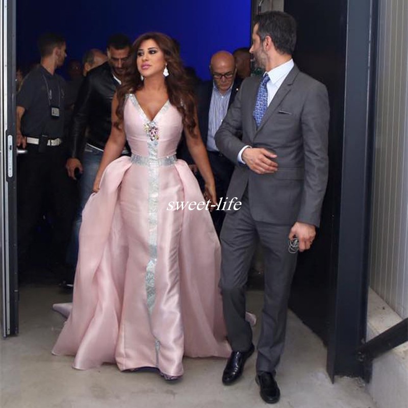 Myriam Fares Evening Gowns Baby Pink Ruffle Overskirts Satin Crystals V Neck Mermaid Plus Size 2020 Celebrity Party Dress Prom Gowns Arabic, Grape
Myriam Fares Evening Gowns Baby Pink Ruffle Overskirts Satin Crystals V Neck Mermaid Plus Size 2020 Celebrity Party Dress Prom Gowns Arabic, Grape