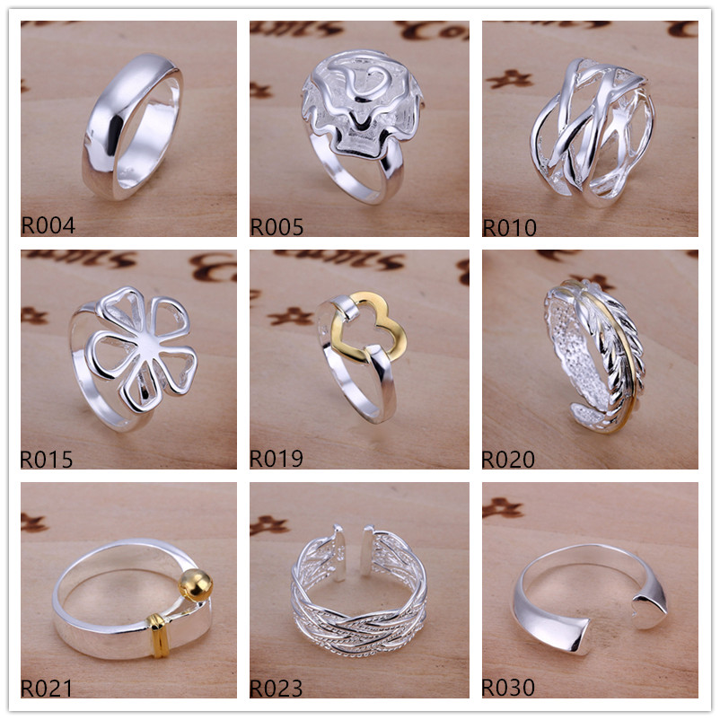 high grade sterling silver plated rings 10 pieces mixed style,925 silver ring GTR2 factory direct sale
high grade sterling silver plated rings 10 pieces mixed style,925 silver ring GTR2 factory direct sale