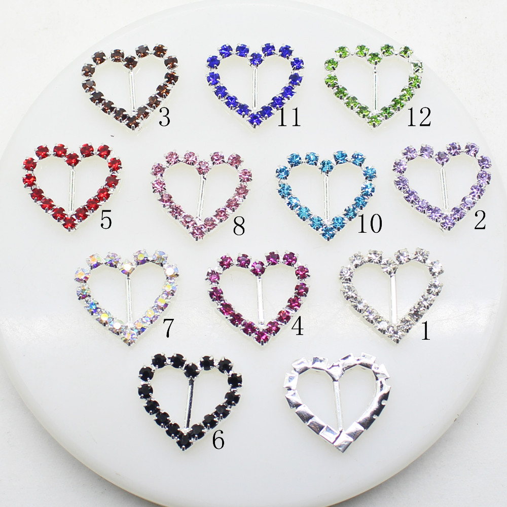 100pcs 20x21mm Heart Wedding Invitation Rhinestone Buckles DIY Decor Accessory 10mm Bar, Black
100pcs 20x21mm Heart Wedding Invitation Rhinestone Buckles DIY Decor Accessory 10mm Bar, Black