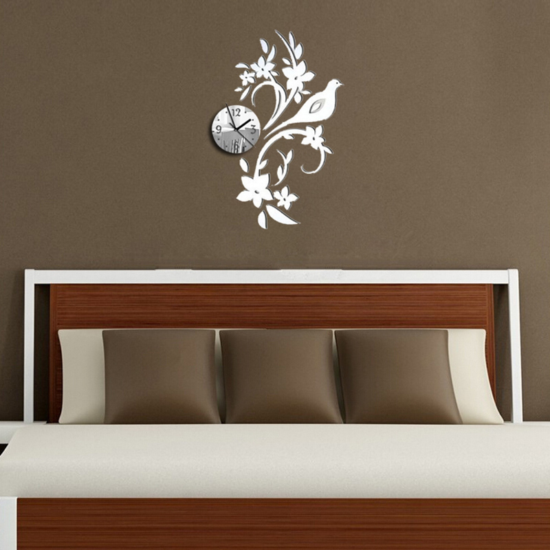 Wholesale- 2016 Hot Sale Wall Clock Clocks Watch Reloj De Pared Horloge Modern Design Large Decorative Quartz Living Room 3d Diy Acrylic