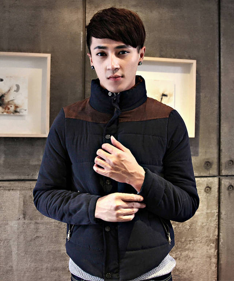 Wholesale- Warm Winter Jackets for Men Wadded Parkas Campera Hombre Invierno 2016 Autumn Slim Fit Men's Cotton-padded Jacket Coat