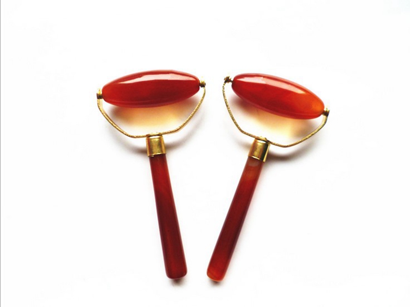 Natural Agate Skin Care New Face Pratical Jade Facial Massage Roller Anti Wrinkle Healthy Face Body Head Neck Foot Nature Beauty Tool