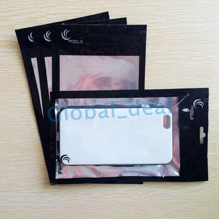 11520 1222cm 23135 Zipper Plastic Retail Package Bag poly Packaging Box For Mobile Phone Case For Samsung S7 S6 Iphone 6 6S 736885