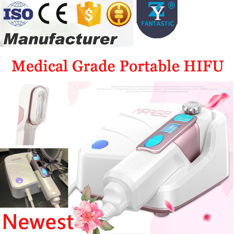 Newest Medical Grade HIFU Face Lifting Skin Tightening Wrinkle Removal HIFU Therapy High Intensity Focused Ultrasound Portable HIFU Machine