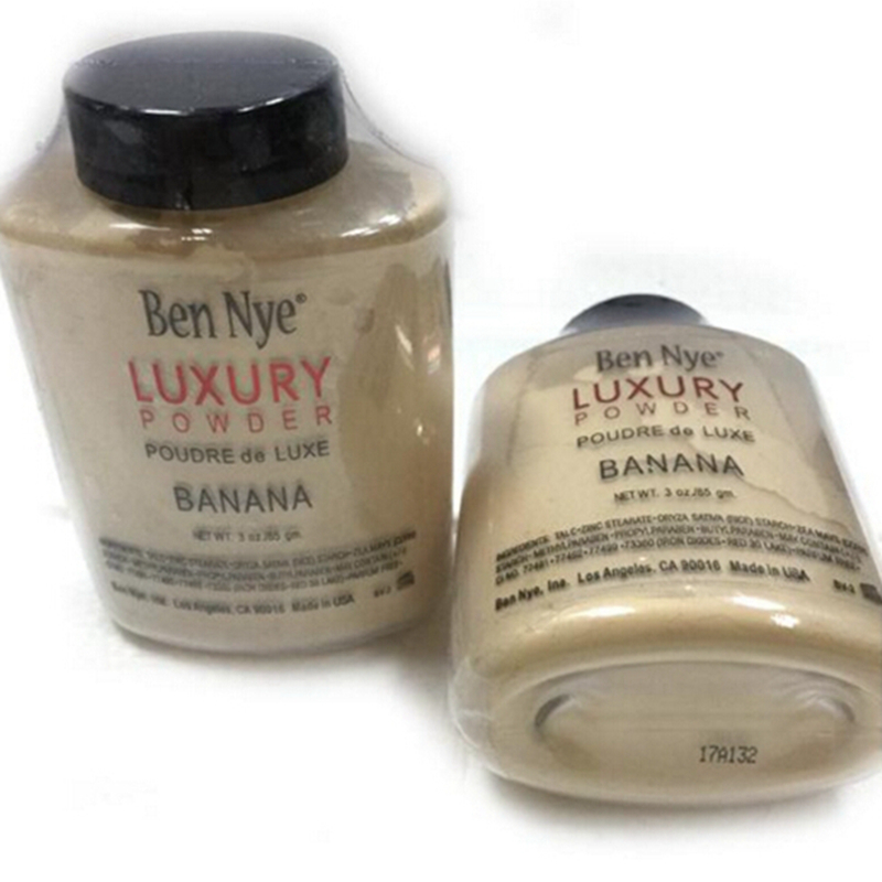 Ben Nye Powder Foundation 85g Natural Face Loose Powders Waterproof Banana Brighten Longlasting 1PC drop