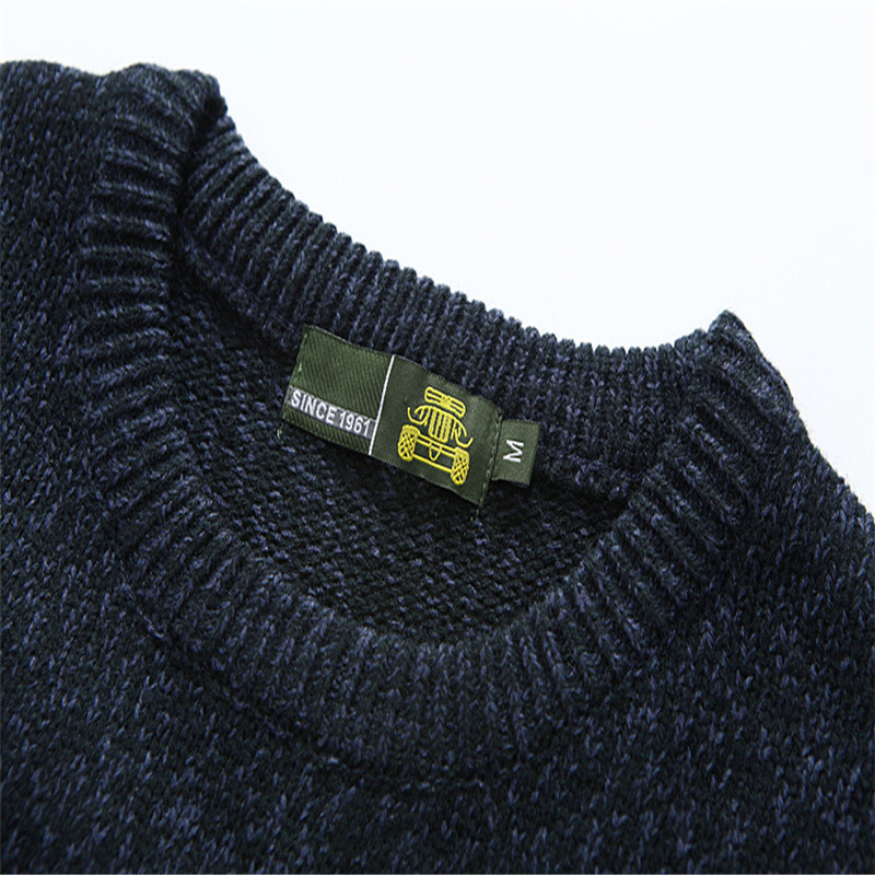 Wholesale- 70% Wool 3 Color Men Pullover Sweaters Winter Long Sleeve Casual Fashion Man Sweater Blue White Coffee A2990