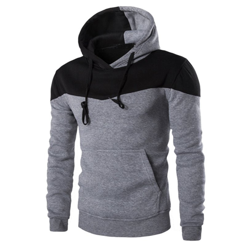 2016 Brand Fashion Mens Hoodies Long Sleeve Pullover Hoodies Mens Clothes Hip Hop Men Hooded Sweatshirt Sudaderas Plus Size