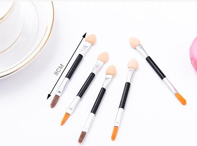 Cosmetic Makeup Eyeshadow Sponge eyebrow brush Lip Brushes Eye Shadow Applicators Double-Ended Disposable Makeup Tools Accessories