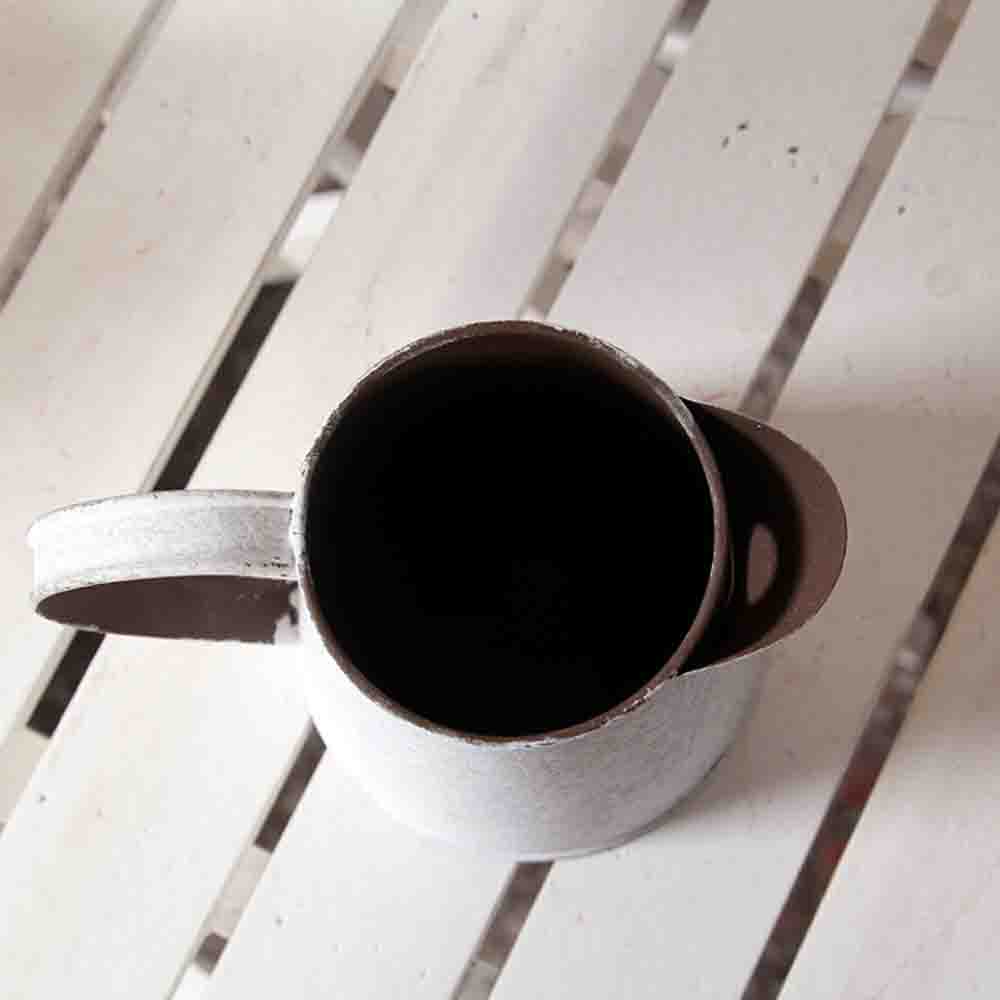 French Style Rustic White Shabby Chic Mini Metal Pitcher Vase Primitive Jug Vase For Home Cafe Decor4447825