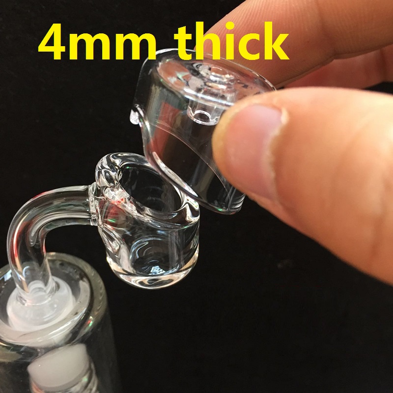 Factory price!! 4 mm Thick Quartz Banger Nail 10mm 14mm 18mm joint with Quartz Carb Cap 90 degree domeless quartz nail over 50set free DHL
Factory price!! 4 mm Thick Quartz Banger Nail 10mm 14mm 18mm joint with Quartz Carb Cap 90 degree domeless quartz nail over 50set free DHL