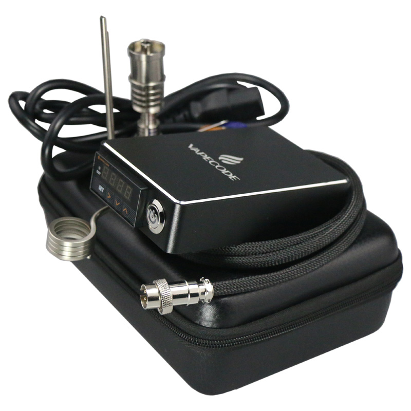 2017 New Style VAPECODE Portable electric dab nail kit with Portable bag control box Gr2 titanium nail for glass bong wax E D Dab Nail
2017 New Style VAPECODE Portable electric dab nail kit with Portable bag control box Gr2 titanium nail for glass bong wax E D Dab Nail