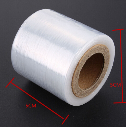 New 1Box Tattoo Plastic Wraps Cover Preservative Film Semipermanent Makeup Tattoos Eyebrow Liner Tattoo Accessory 50MM*200M